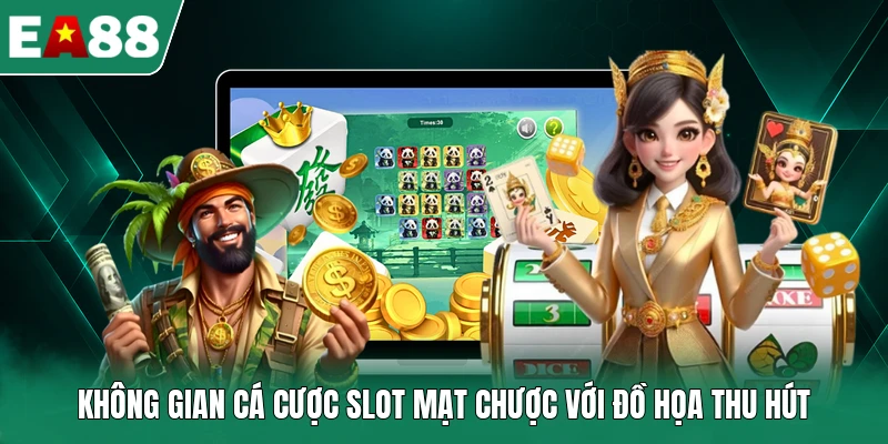 Không gian cá cược slot Mạt Chược với đồ họa thu hút